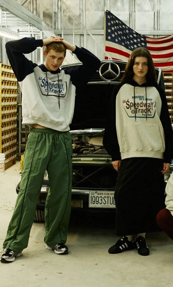 1993studio  |Street Style Logo Hoodies & Sweatshirts