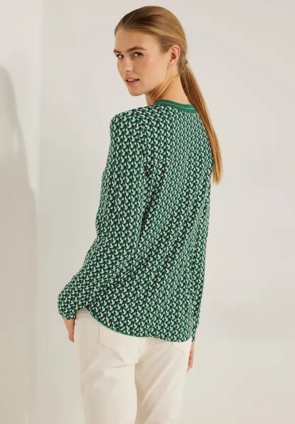 320671 - Green Long Sleeve Shirt - Cecil