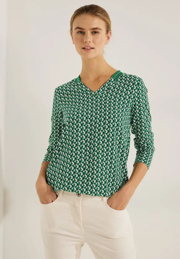 320671 - Green Long Sleeve Shirt - Cecil