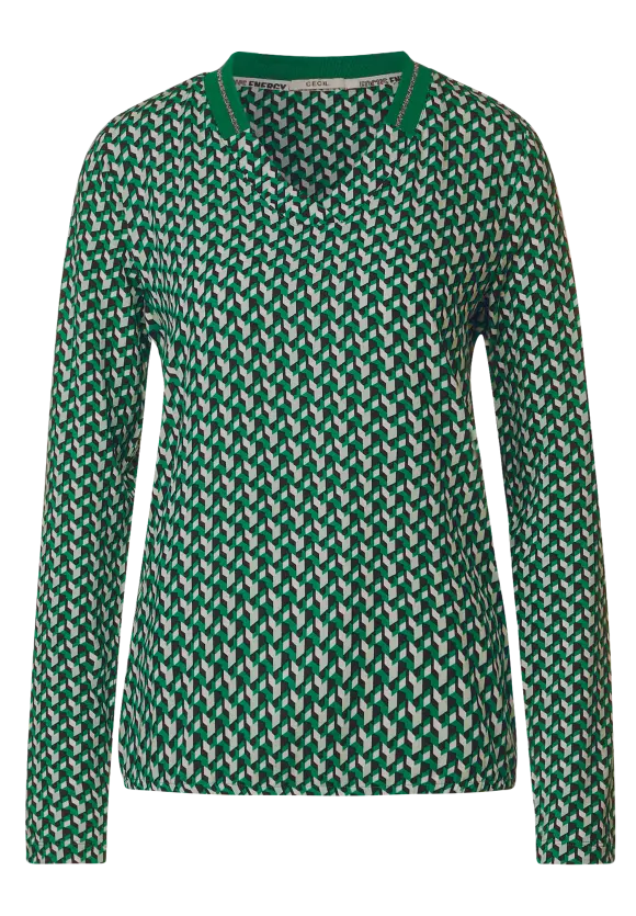 320671 - Green Long Sleeve Shirt - Cecil