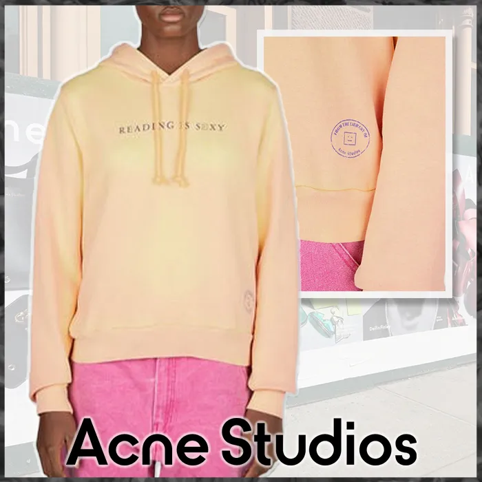 Acne Studios  |Street Style Long Sleeves Cotton Hoodies & Sweatshirts