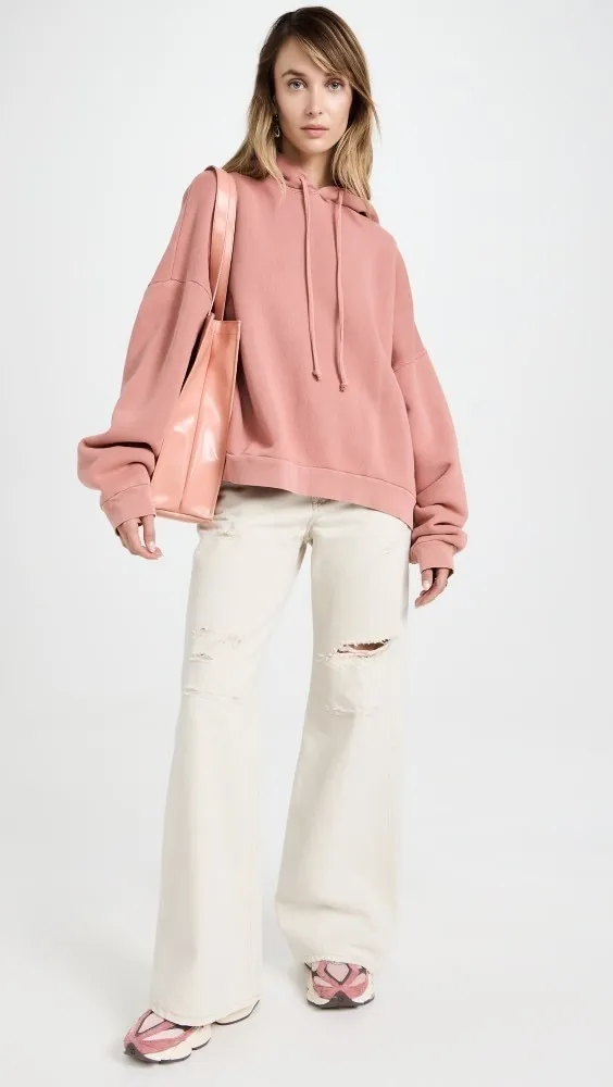 Acne Studios  |Street Style Plain Cotton Logo Hoodies & Sweatshirts