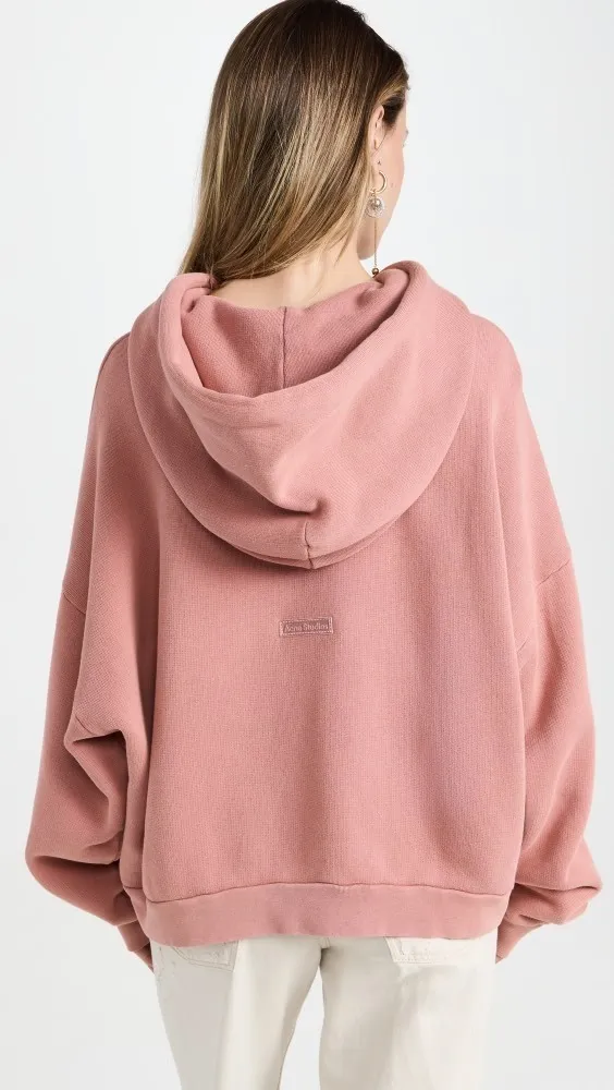 Acne Studios  |Street Style Plain Cotton Logo Hoodies & Sweatshirts