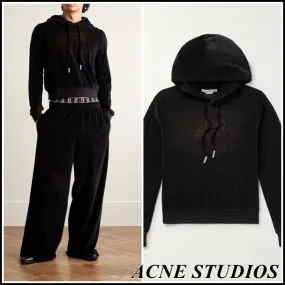 Acne Studios  |Unisex Street Style Cotton Logo Designers Hoodies