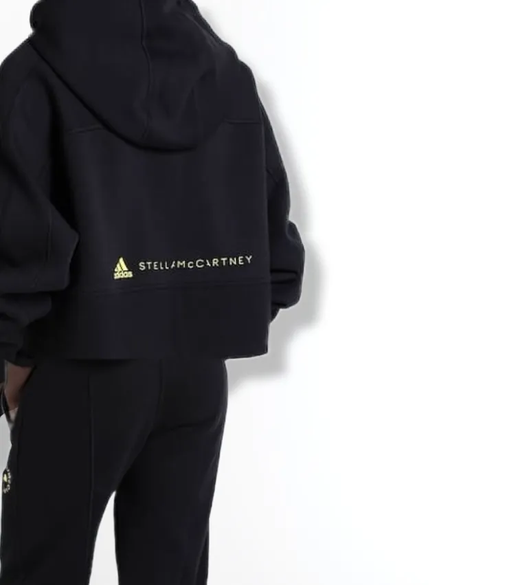 adidas by Stella McCartney  |Short Long Sleeves Cotton Logo Hoodies & Sweatshirts