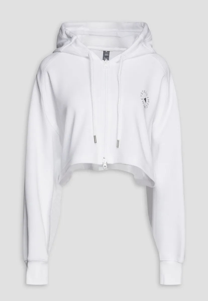 adidas by Stella McCartney  |Short Long Sleeves Cotton Logo Hoodies & Sweatshirts