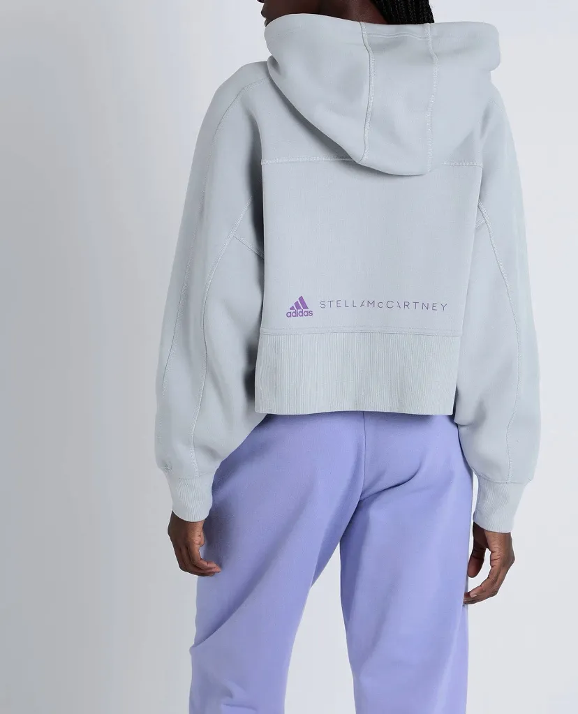 adidas by Stella McCartney  |Short Long Sleeves Cotton Logo Hoodies & Sweatshirts