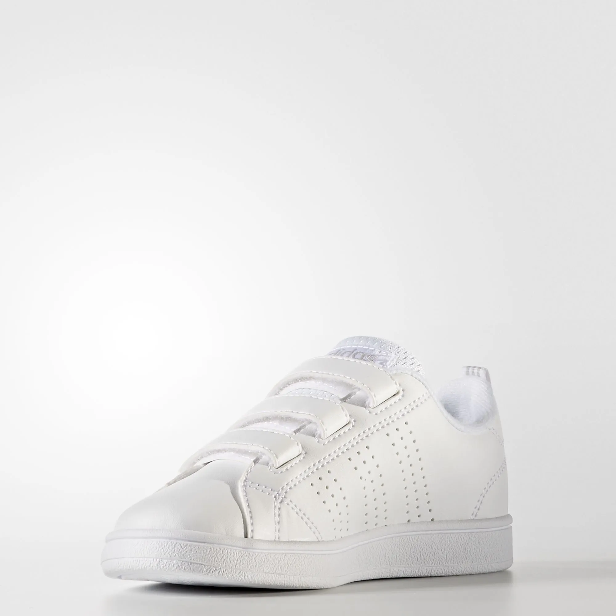 Adidas VS Advantage Clean K Velcro White Shoes