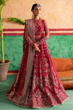 Afrozeh Shehnai Unstitched Wedding Formal 3Pc Suit AFS-23-V1-07 Gulabposh