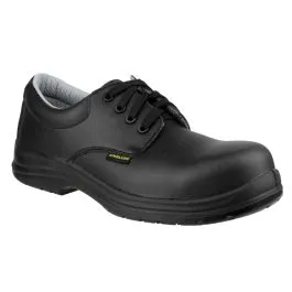 Amblers Safety Mens FS662 Lace Up Waterproof Safety Shoes Black