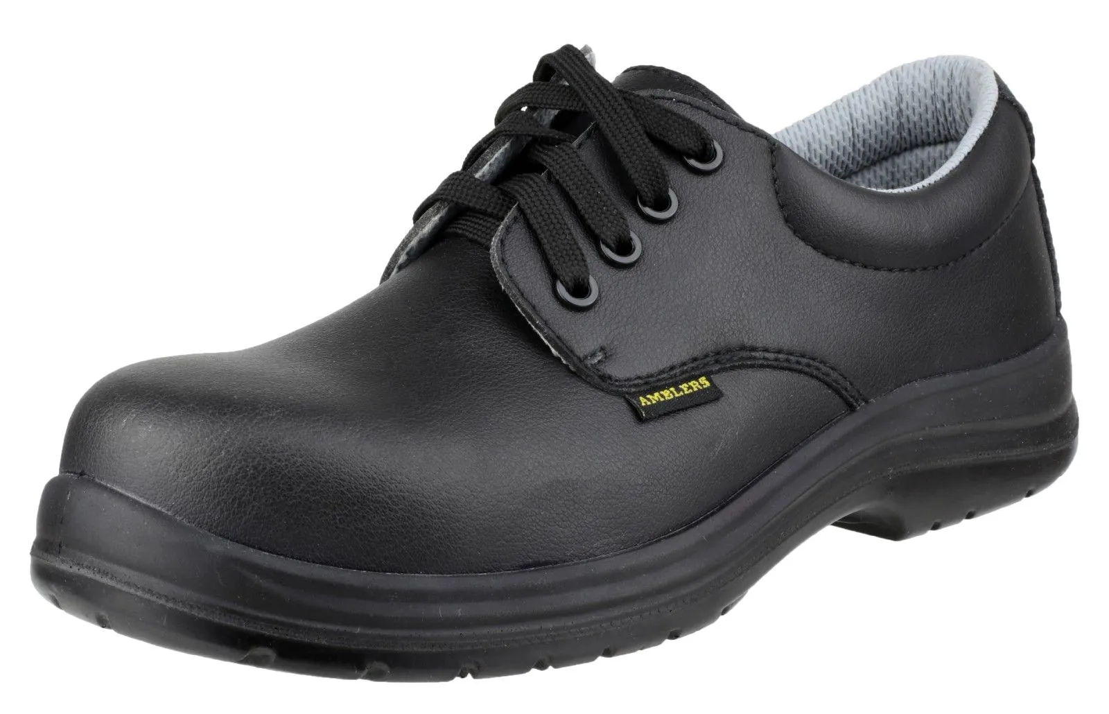 Amblers Safety Mens FS662 Lace Up Waterproof Safety Shoes Black