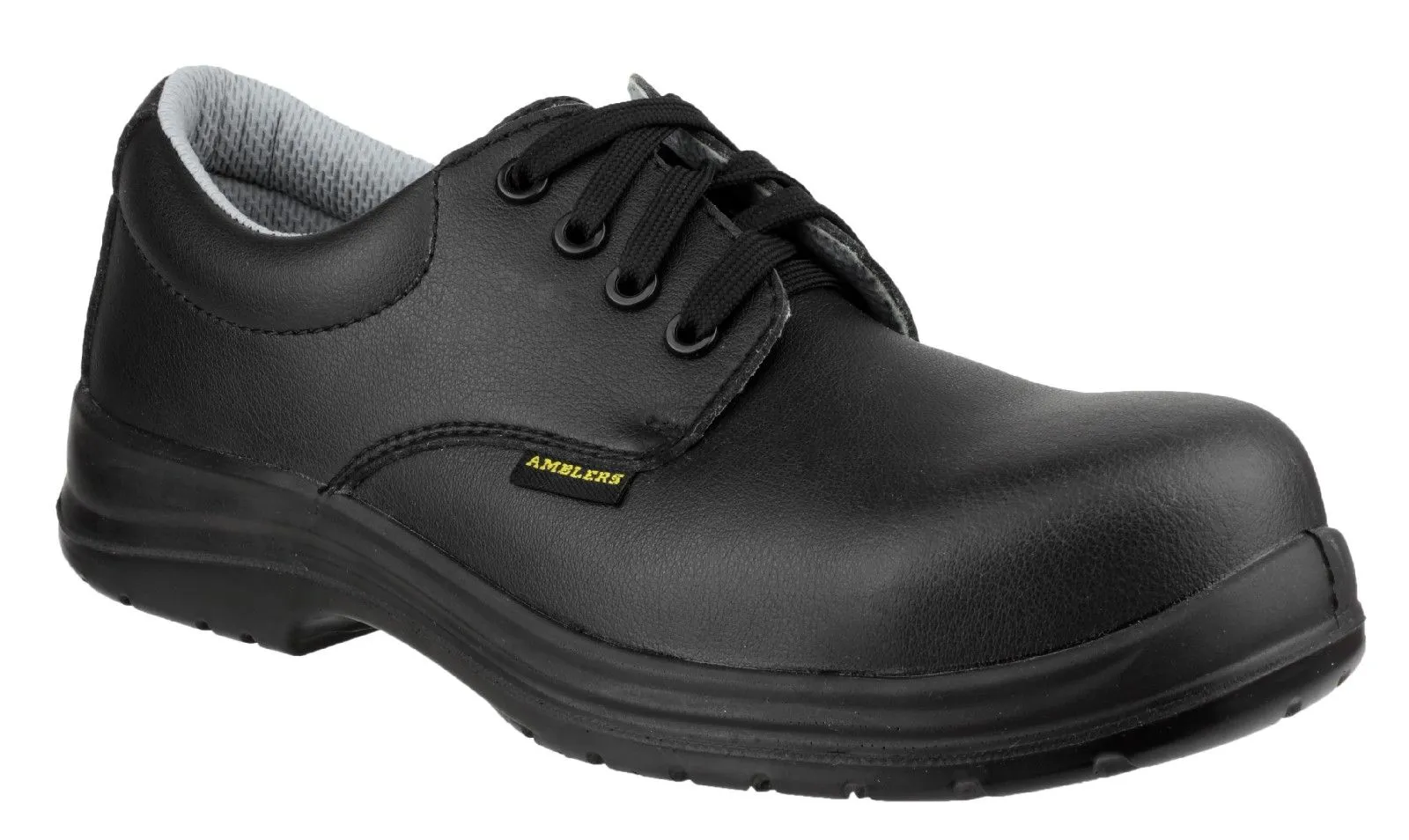 Amblers Safety Mens FS662 Lace Up Waterproof Safety Shoes Black