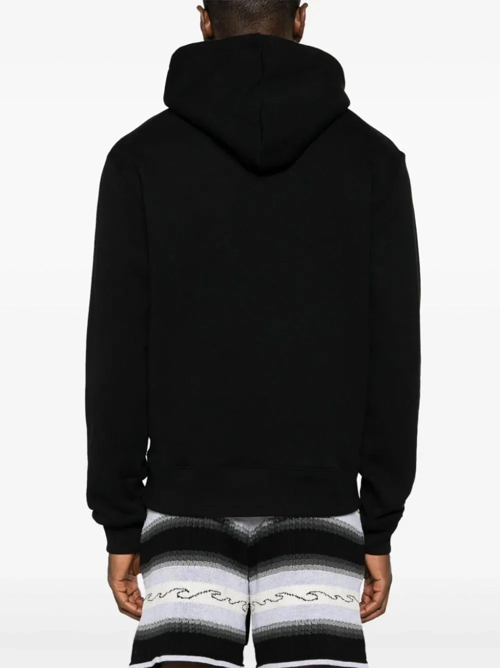 AMIRI  |Street Style Long Sleeves Plain Cotton Logo Hoodies