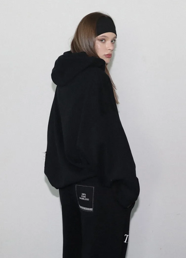 BADBLOOD  |Unisex Street Style Logo Hoodies