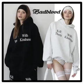 BADBLOOD  |Unisex Street Style Logo Hoodies