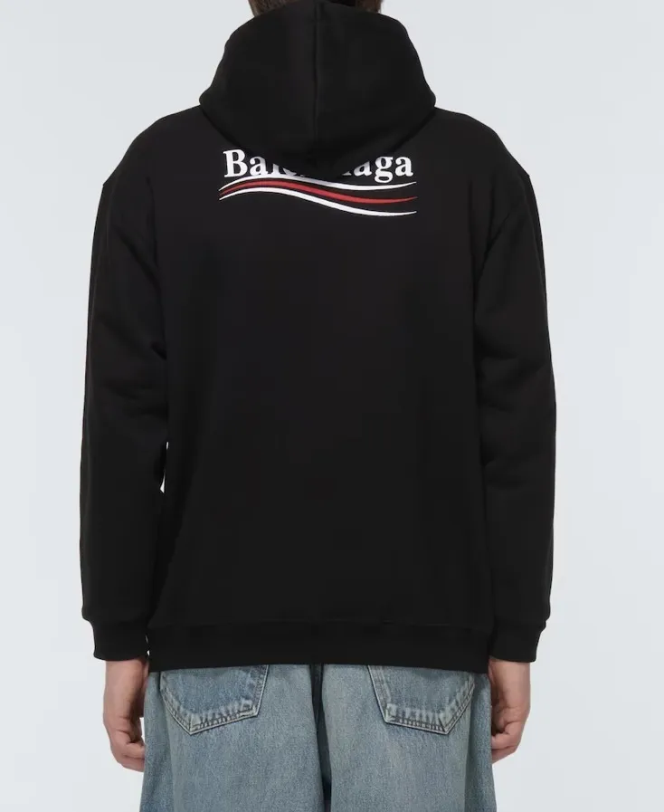 BALENCIAGA  |Unisex Long Sleeves Plain Oversized Logo Luxury Hoodies