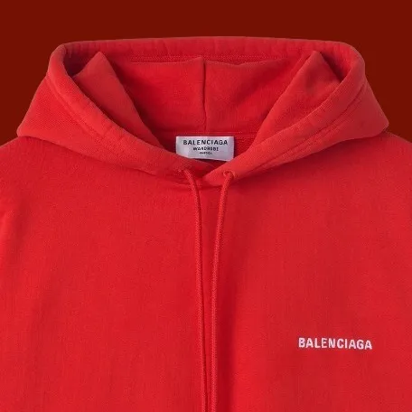 BALENCIAGA  |Unisex Street Style Plain Cotton Logo Hoodies & Sweatshirts