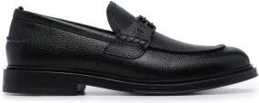 Bally logo slip-on loafers Black