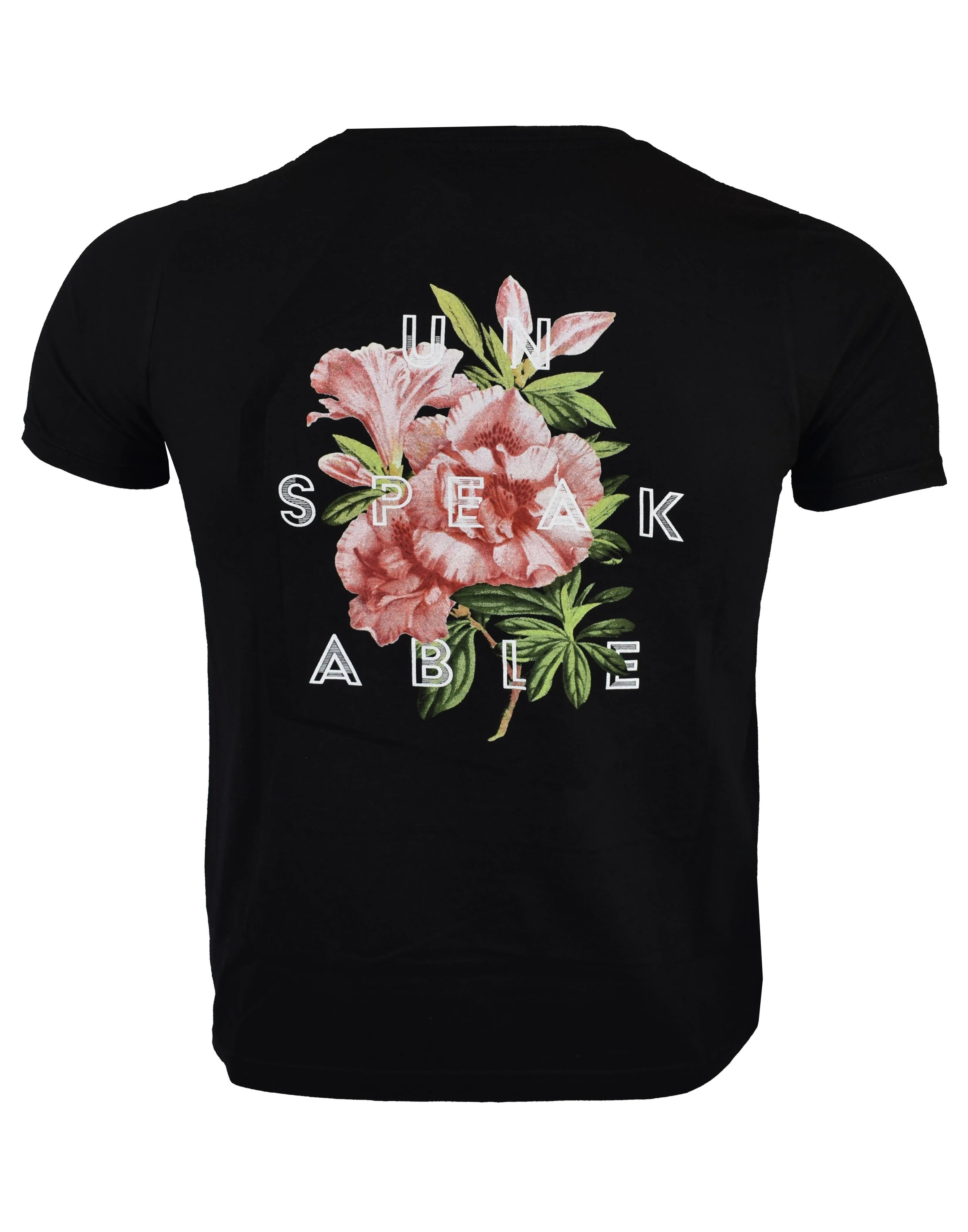 BLACK FLORAL T-SHIRT