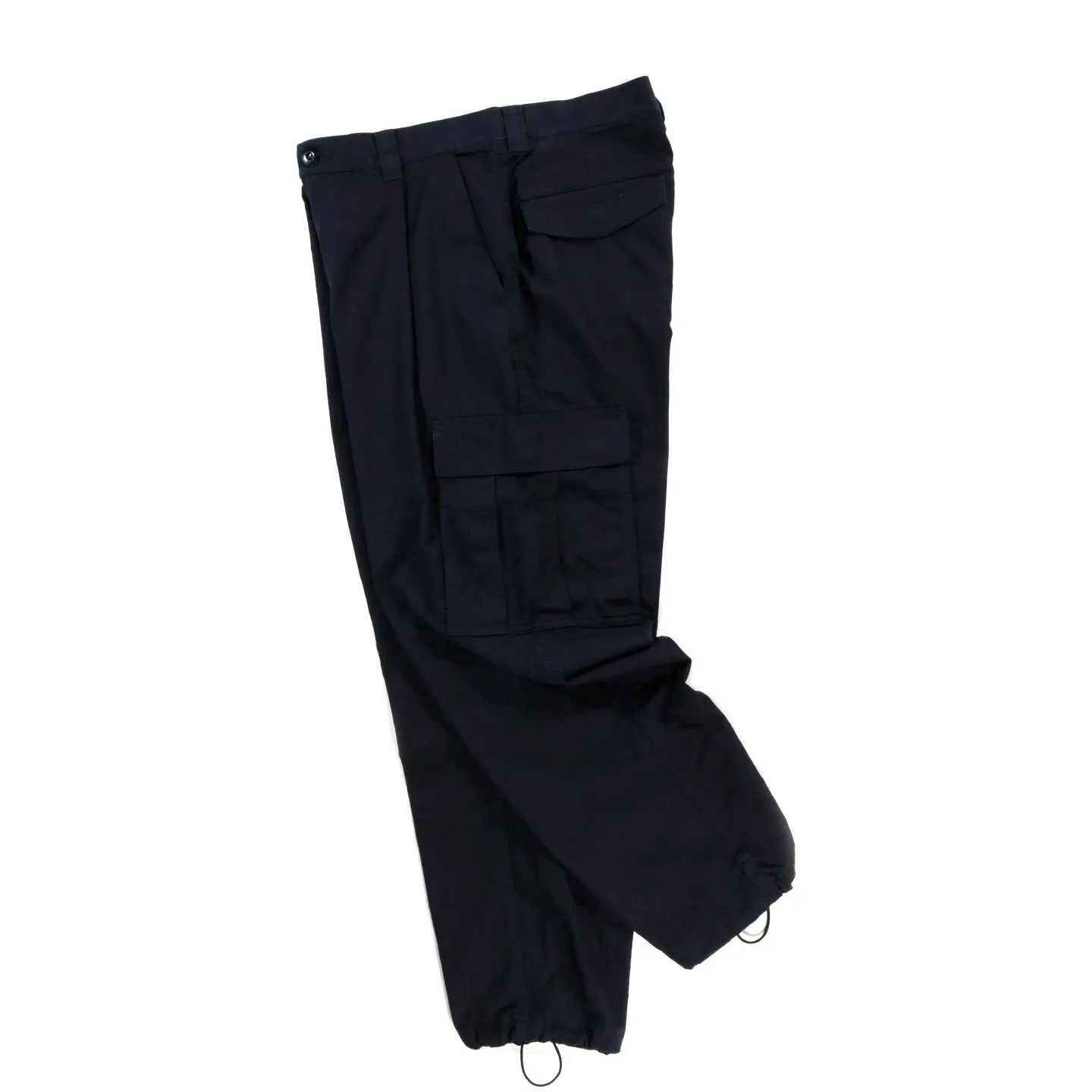 BLUE BLUE JAPAN INDIGO NYLON SATIN CARGO PANTS