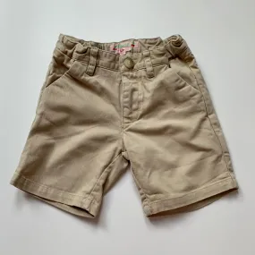 Bonpoint Stone Chino Shorts: 12 Months