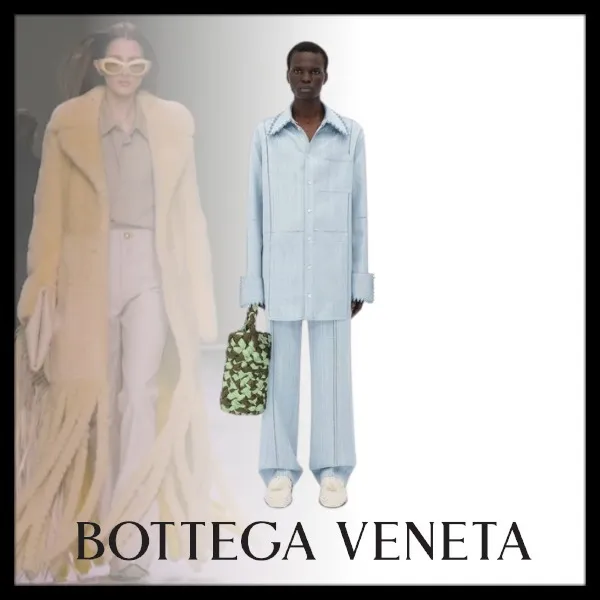 BOTTEGA VENETA  |English embroidery viscose and silk shirt