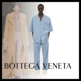 BOTTEGA VENETA  |Light bleached denim shirt