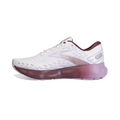 Brooks Women’s Gylcerin 20 Athletic Shoes-White/Orchid/Lavender