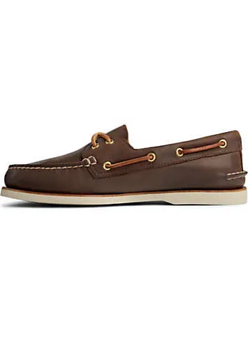 Brown Gold Cup Authentic Original Boat Shoes by Sperry | Look Again