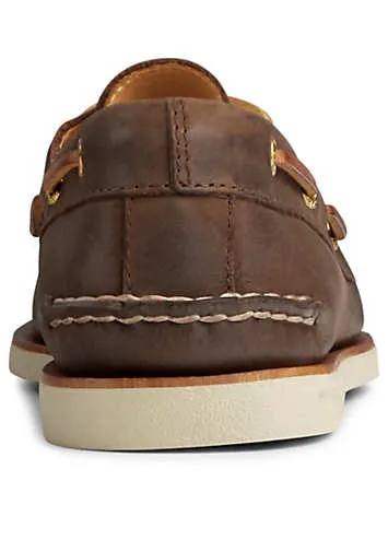 Brown Gold Cup Authentic Original Boat Shoes by Sperry | Look Again