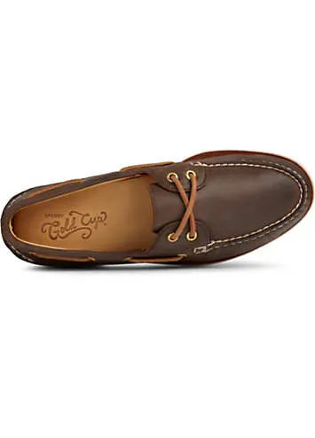 Brown Gold Cup Authentic Original Boat Shoes by Sperry | Look Again