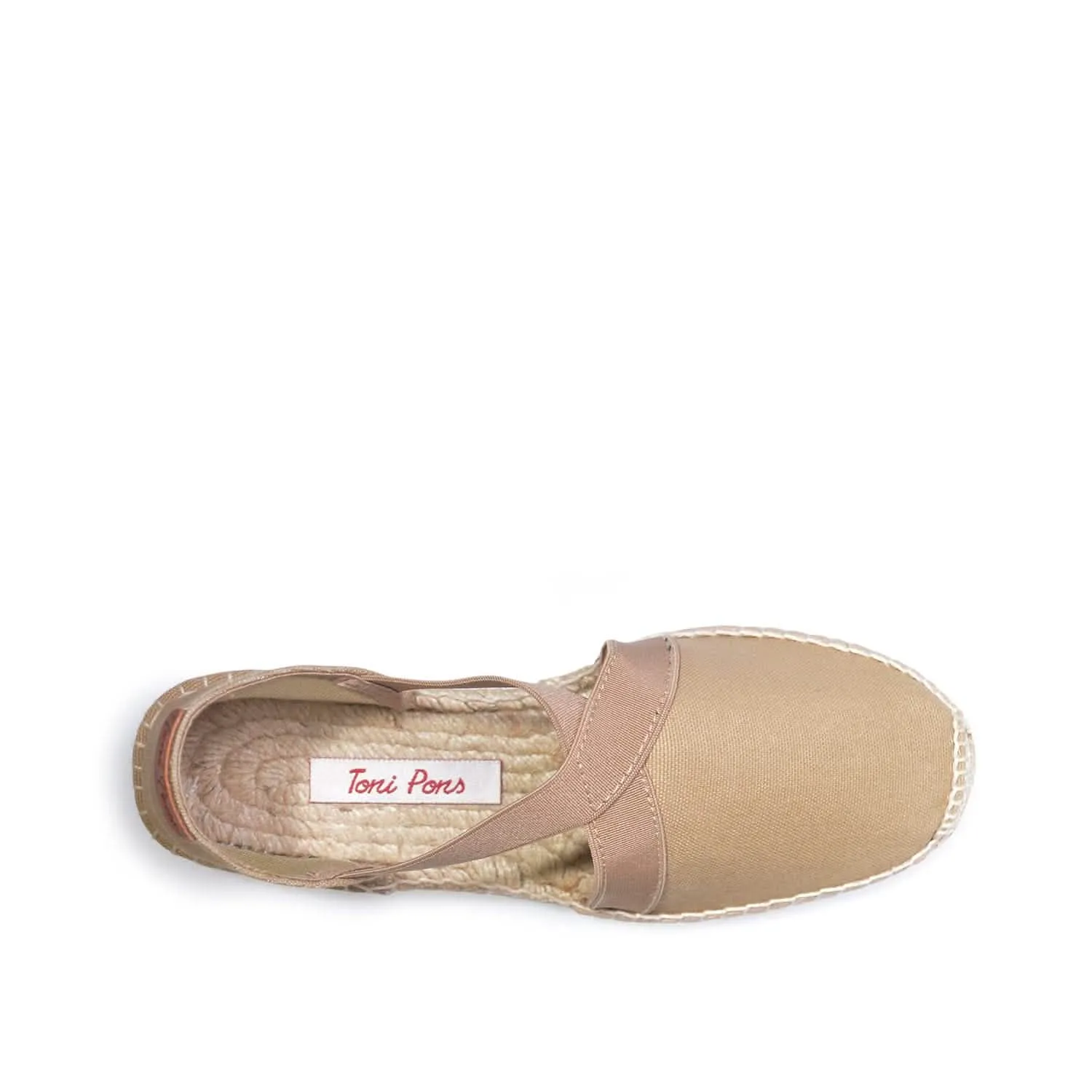 Canvas  Espadrille with Jute Sole for Women - Elastic