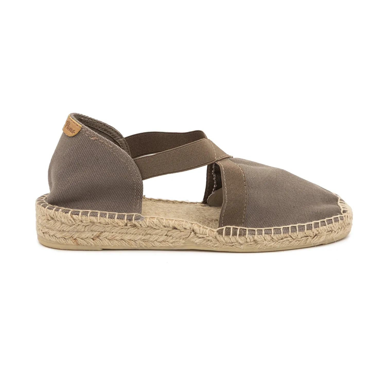 Canvas  Espadrille with Jute Sole for Women - Elastic