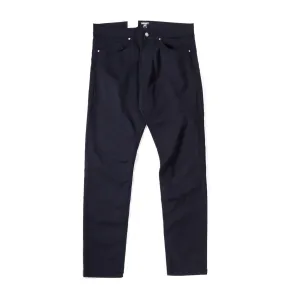 CARHARTT WIP VICIOUS PANT 'LAMAR' STRETCH TWILL DARK NAVY