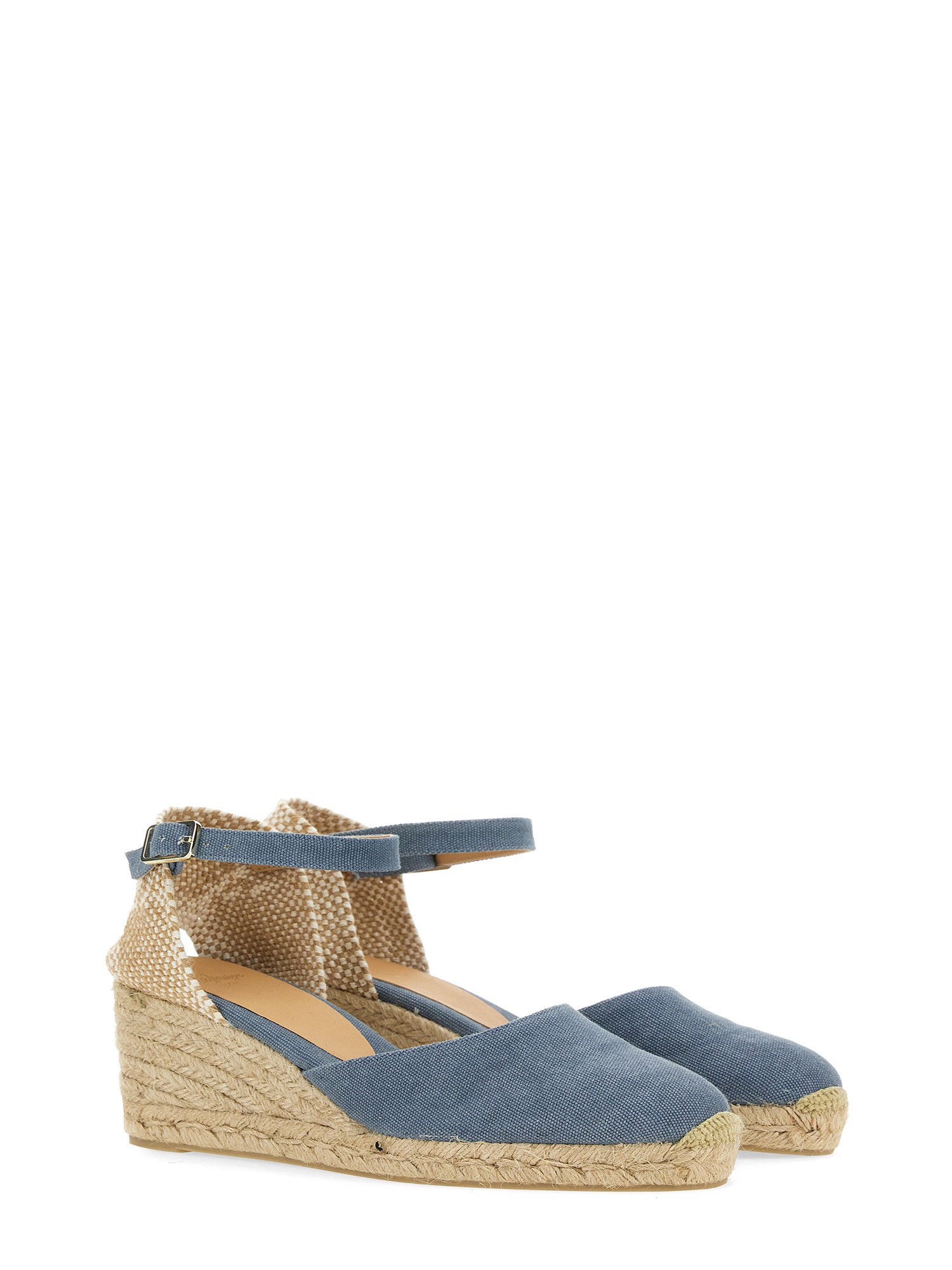 CASTANER    COTTON CANVAS CAROL ESPADRILLE WITH WEDGE