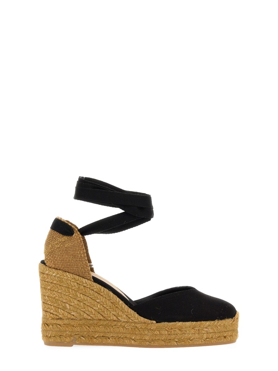 CASTANER    COTTON CANVAS ESPADRILLE CHIARA WITH WEDGE