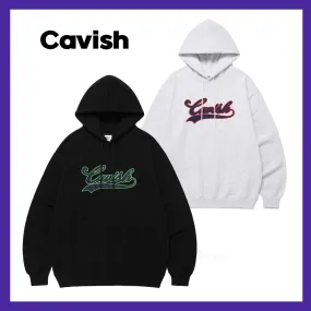 CAVISH  |Unisex Street Style Long Sleeves Logo Hoodies