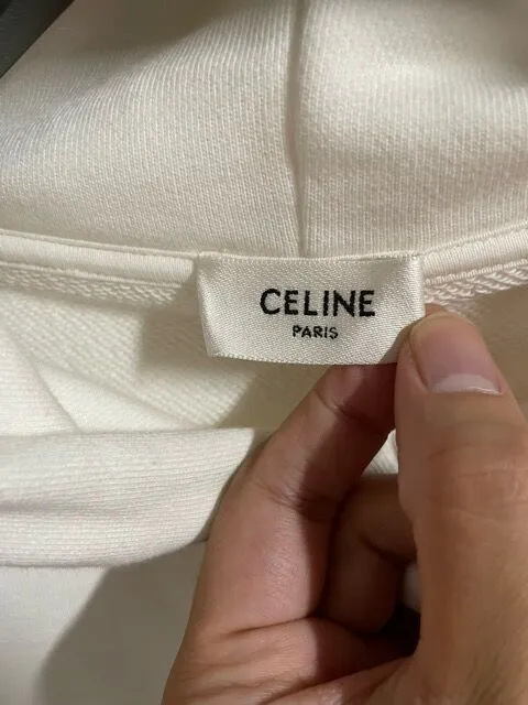 CELINE  |Unisex Sweat Street Style Long Sleeves Luxury Hoodies