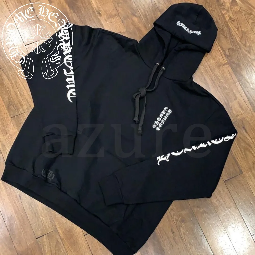 CHROME HEARTS  |Sweat Street Style Long Sleeves Logo Hoodies