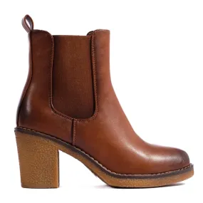 Classic brown Shelovet ankle boots