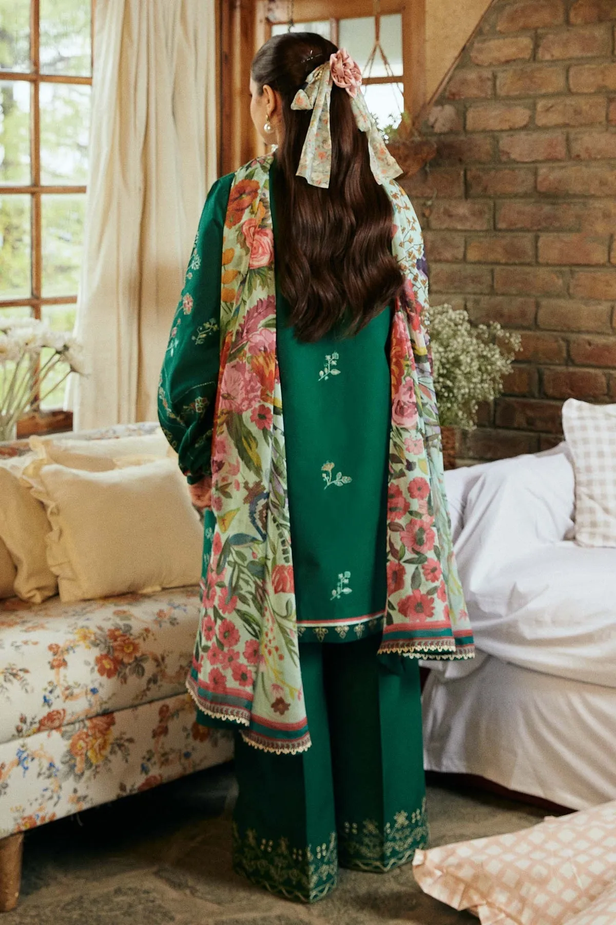 Coco by Zara Shahjahan Embroidered Lawn Unstitched 3Pc Suit D-09A ZAIRA