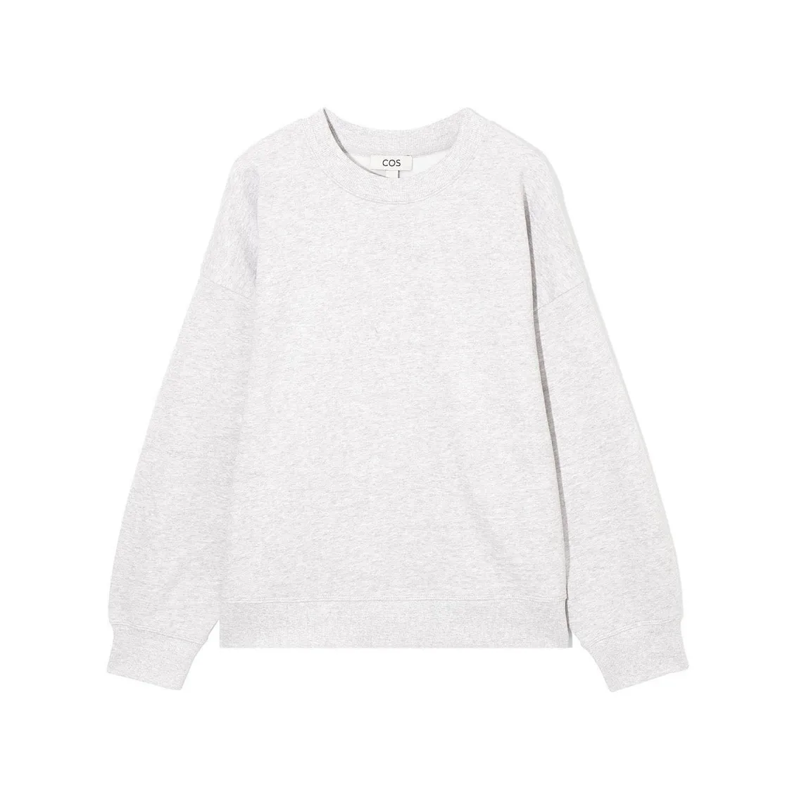 COS  |Crew Neck Sweat Long Sleeves Plain Cotton