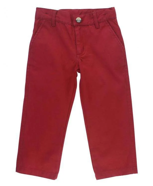 *Cranberry Chino Pant