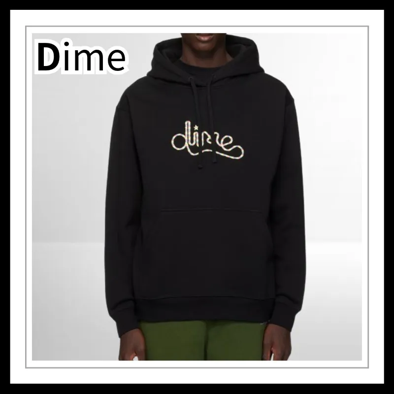 Dime  |Unisex Street Style Logo Skater Style Hoodies