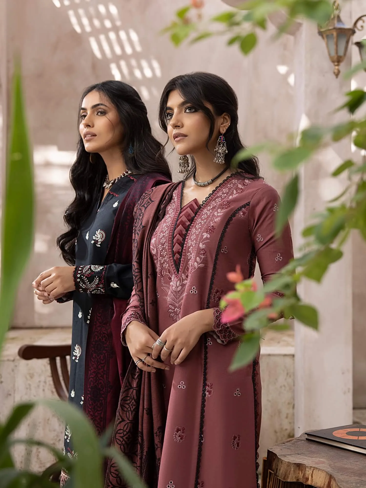 ELAK by Humdum Unstitched Embroidered Khaddar 3Pc Suit EL-01