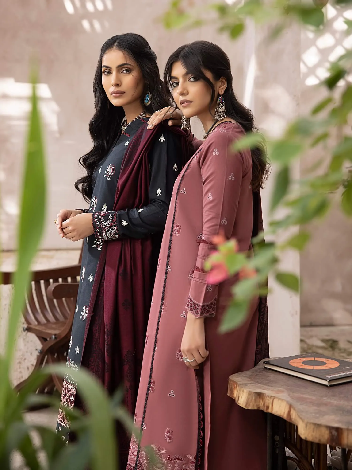 ELAK by Humdum Unstitched Embroidered Khaddar 3Pc Suit EL-01