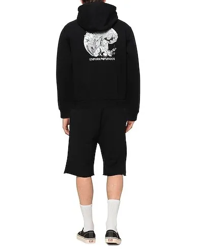 EMPORIO ARMANI  |Street Style Long Sleeves Logo Hoodies