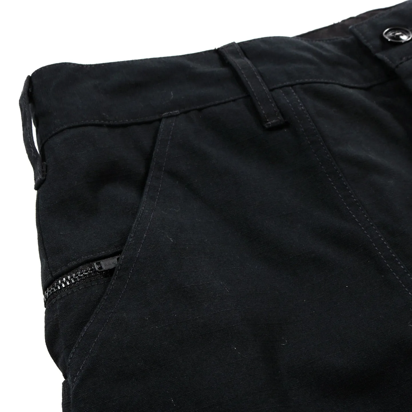 ENGINEERED GARMENTS CLIMBING PANT BLACK HEAVYWEIGHT COTTON RIPSTOP