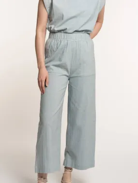 Everyday Crop Pants in Cielo