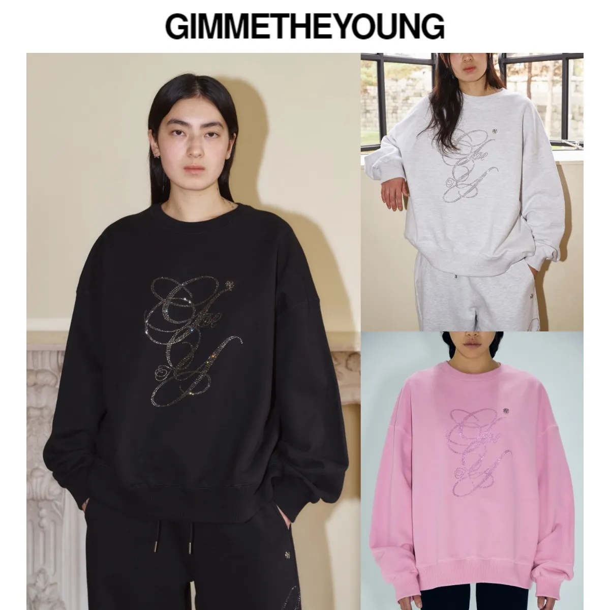 Gimmetheyoung  |Street Style Logo Hoodies & Sweatshirts